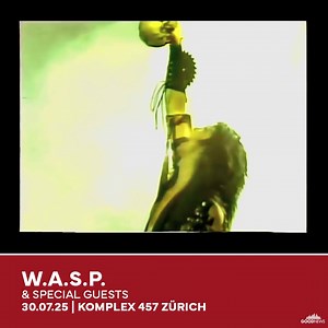 Zurich, we're back! Don't miss W.A.S.P. live at Komplex 457 on July 30, 2025! Experience the Albume ONE Alive World Tour as we perform our debut album in full for the first time in over 40 years. Get your tickets now🔥 | W.A.S.P. Nation (Official)