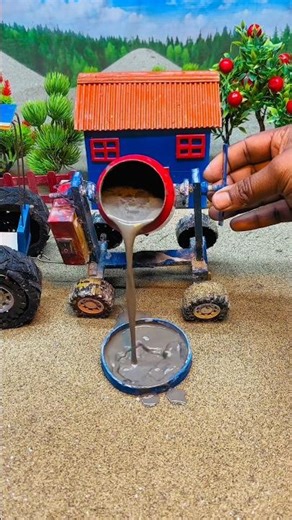 mini handpump 😱 setup tractor construction machine project #youtubeshorts #ytshorts