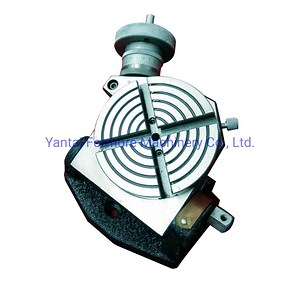 [Hot Item] Dia. 160mm 5-Axis Manual Tilting Rotary Table for Milling Machine