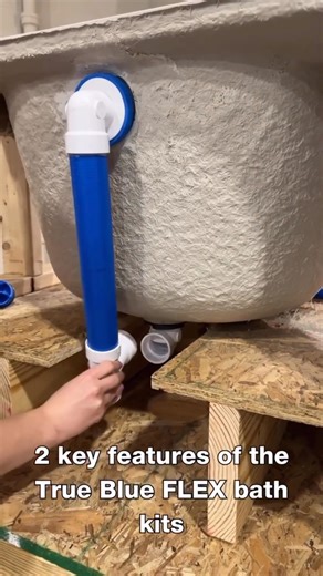 815K views · 3.5K reactions | Flexible bath waste rough kits  Here are some key features for our True Blue Flex Kits. #oatey #plumbing #plumber #construction | Oatey | Facebook