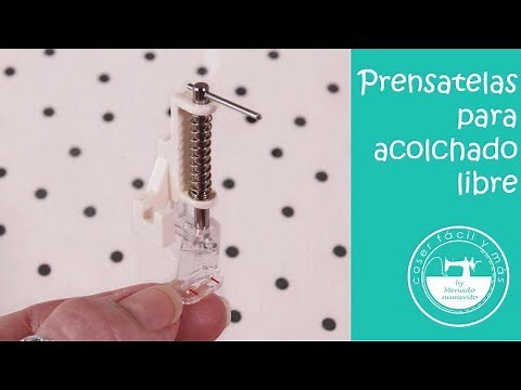 Free-motion quilting presser foot