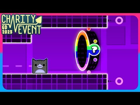 🔴 Geometry Dash But RANDOM PORTALS on GLOBED! (Charity Event)