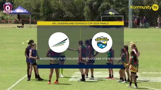 Replay: Woodcrest State College v Mooloolaba State School (Primary Female) — 2025 AFLQ Schools Cup finals Day 2 – Oval 4