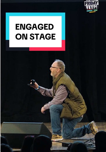 Engaging Comedy Performance with a Surprise Proposal