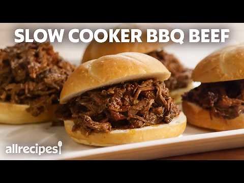 How to Make Slow Cooker Barbecued Beef (BBQ Beef Recipe) | Allrecipes