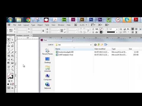 How to import a Word Doc into InDesign