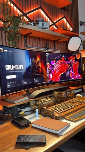 Brian Wandera | The Ultimate Dual-Desk Setup: How I Run My PS5 & Gaming PC on One Monitor #DeskSetup #GamingSetup #PS5Setup #PCSetup #DualDeskSetup... | Instagram