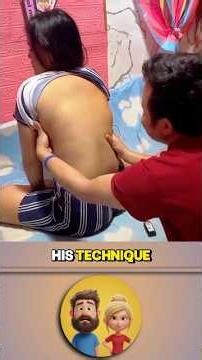 When a Back Rub Turns Naughty 😉 #prank #comedy #massage #shorts