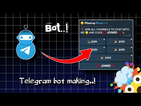 How to make telegram bot..?🤯 | Force join telegram bot making | Telegram bot