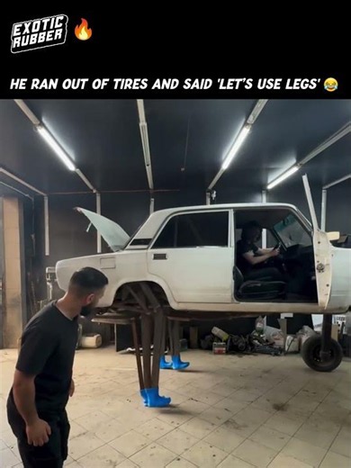 Who needs wheels when you have legs