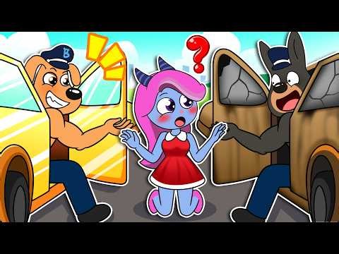 Poor Doberman Vs Rich Labrador ?! Doberman Please Don't Laugh!! - Sheriff Labrador Animation