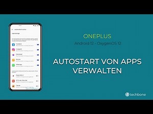 Autostart von Apps verwalten - OnePlus [Android 12 - OxygenOS 12]