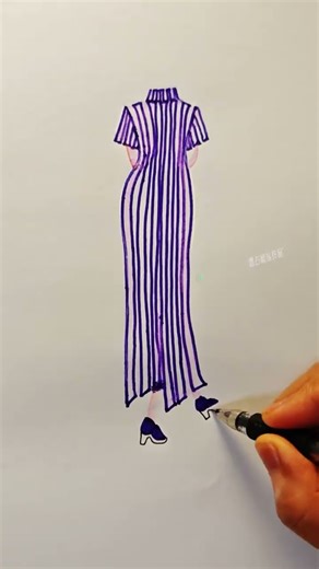 #Creative Sketch #Daily Sharing #Simple Ink Painting Technique! You can also draw a variety of beau