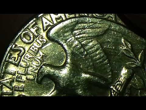 1972 D WASHINGTON QUARTER NICE MINT ERROR UNDER WING REVERSE