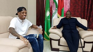 75K views · 3.4K reactions | PR Umaro Sissoco Embaló recebe visita do músico e compositor nigeriano Tekno Miles. Augustine Miles Kelechi Okechukwu “Tekno” se encontra no país no âmbito do Festival de Bolola em Bissau que começa amanhã, sábado. | Radio Voz Do Povo | Facebook