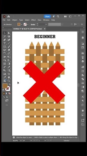 Beginner VS Pro Using Intertwine Tool in Illustrator
