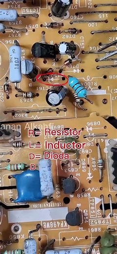 View various component codes on the PCB #electronic #diy #diyprojects