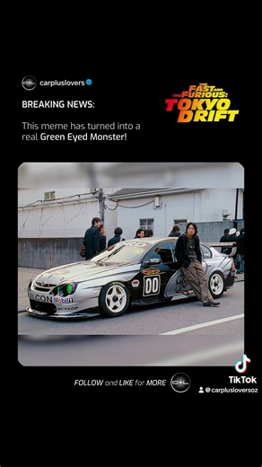 This meme has turned into a real Green Eyed Monster! #tokyodriftvibes #v8supercars #fordfalcon