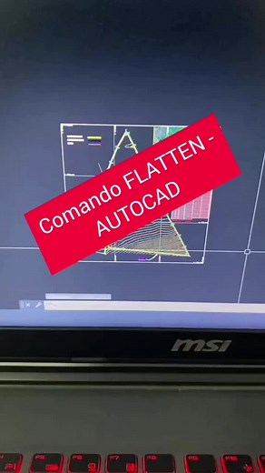 Cómo usar el comando FLATTEN en AutoCAD