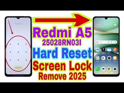 Redmi A5 Hard Reset/Remove Screen Lock 2025 || Unlock Pattern/Pin/Password 100%Working By Tech Babul