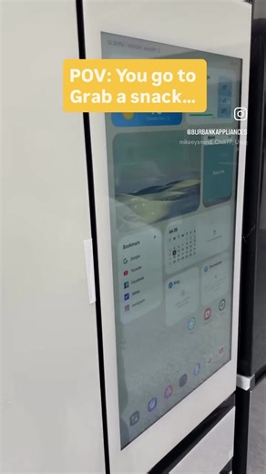 Revolutionary Smart Refrigerator with Touchscreen Features