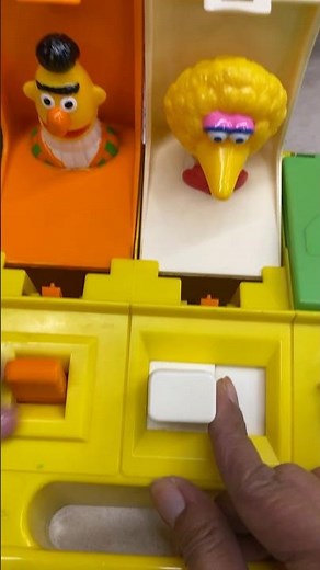 1985 vintage Playskool Poppin Pals Sesame Street Pop Up Toy Big Bird #1985 #vintage #rare
