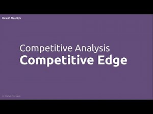 Revising product's Competitive Edge based on market research