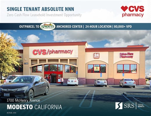 1700 Mchenry Ave, Modesto, CA 95350 - CVS - Zero Cash Flow Leasehold | LoopNet