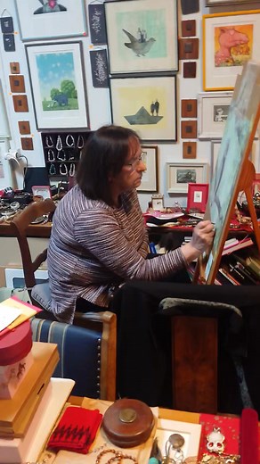 Joonistame igal esmaspäeval! Kes natuurist, kes Ingleid! ❤️ | Kunstigalerii Avatud Ateljee ja Kunstistuudio