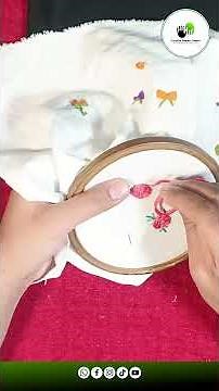 Floral Hand Embroidery | Simple & Stunning Flower Design