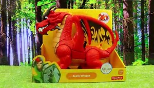 Imaginext Castle Ogre Toy Fights Castle Dragon Toy with Ogre Sounds and Dragon Roars Toy Review