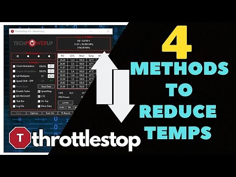 Throttlestop Explained!! | 4 Methods to reduce temperatures!! #gtx1650 #throttlestop