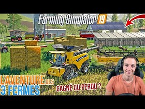 L'AVENTURE DES 3 FERMES ! NOUVELLE MOISSONNEUSE POUR LE DÉFI !