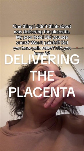 I had gas & air for the placenta but tbh I didn’t want to put it down(!!) and although I didn’t keep my placenta I did ask how it helped me and baby throughout the pregnancy.. it was pretty cool! #pregnancyjourney #momtok #pregnancylife #newbornlife #newborn