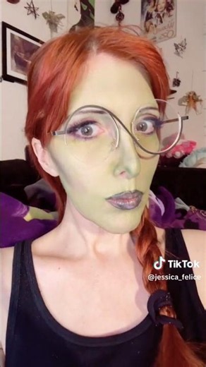 Wicked Witch Costume 🔥 #COSPLAY Model #FASHION Style #Shorts Trend Makeup Hair Outfit Movie Fan!