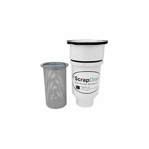 EarthBio SD-50 ScrapDrain Solids Separator with 5" Standard Basket