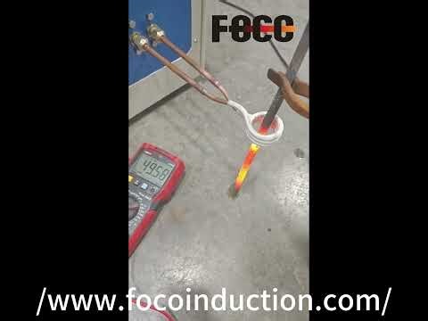 35KW Induction Brazing: Perfect Copper-Tungsten Joints in Seconds!