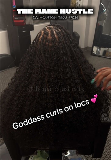 Burmese Curly Feather Crochet Install for Goddess Locs