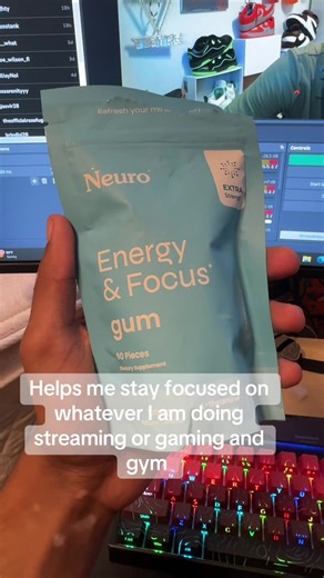 Neuro Gum: Stay Focused While Gaming and Working Out