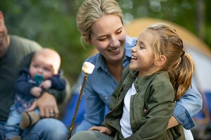 Marshmallows + a camp chair = endless hours of fun! Try these 6 creative camping games