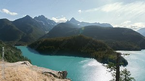 North Cascade National Park Time Lapse of Liberty Bell Mountain