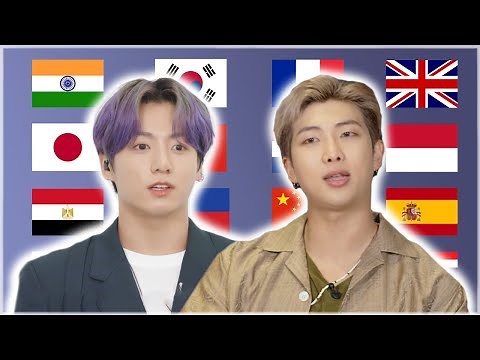 BTS Speaking 15+ Languages (Hindi, English, Tagalog & More!)