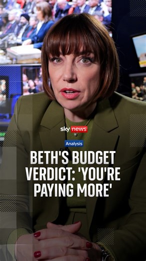 Sky's political editor Beth Rigby gives her analysis on the long awaited budget by the chancellor that saw record high tax rises. It comes after a report from the Office for Budget Responsibility, which analyses policies decided on by the chancellor, was published early in error. | Sky News