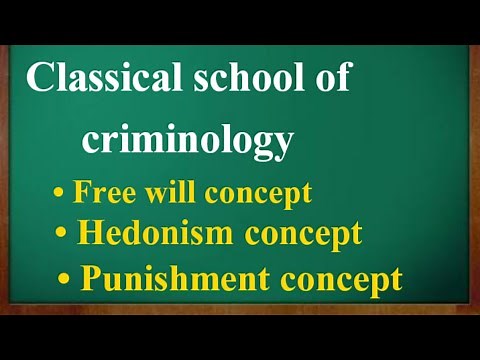 Classical school of criminology | Criminology| Cessare Beccaria| Jeremy Bentham|Official Criminology