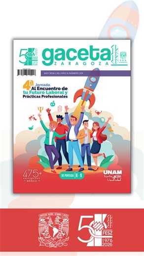 Ya está disponible la Gaceta Zaragoza #229. Conoce algunas de las historias, proyectos y acciones que fortalecen la vida universitaria en nuestra Facultad. Consúltala en su versión impresa o electrónica. #FESZaragoza #TodosSomosFESZaragoza