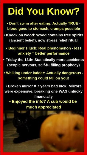 Superstitions That Are Actually Real 🔬🍀