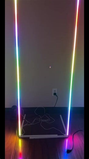 DAYBETTER LED Corner Lamp, RGB Corner Floor Lamp with APP and Remote Control, 16 Million Colors & 68 Scene Color Changing Ambience Light with Music Sync for Living Room, Bedroom, Gaming Room)