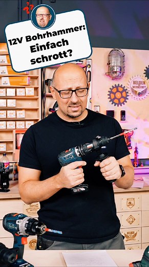 🤯 12V Bohrhammer⁉️ Wo gibt's denn sowas? Bei #boschprofessional . Wie findest du das? @Bauforum24 #gotools #boschhammer #12v #akkuschrauber #faq #fypシ #wissenswert #elektriker #handwerken #heimwerker