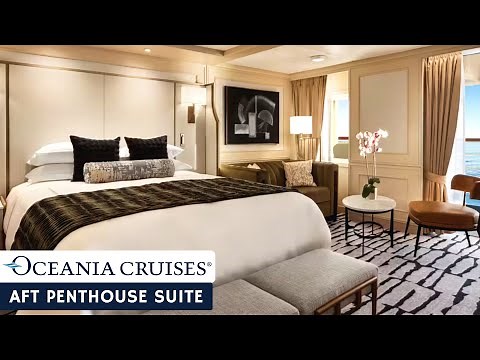 Oceania Riviera | Aft Penthouse Suite | Full Walkthrough Tour & Review | 4K