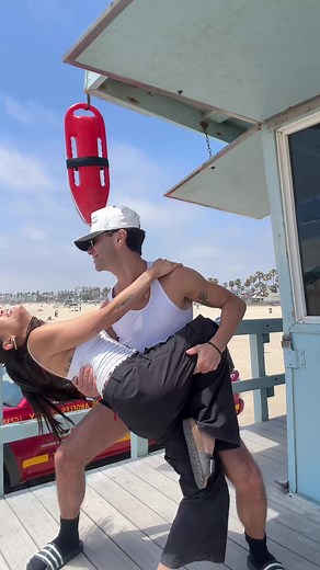 Fun Beach Day with Sasha Farber and Janel Parrish